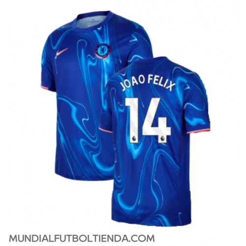 Camiseta Chelsea Joao Felix #14 Primera Equipación Replica 2024-25 mangas cortas